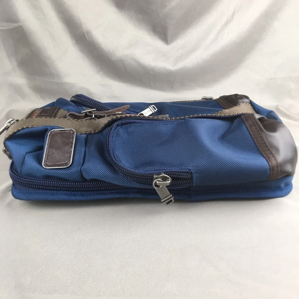 Tumi Alpha Bravo Monterey Sling Shoulder Bag Navy Blue